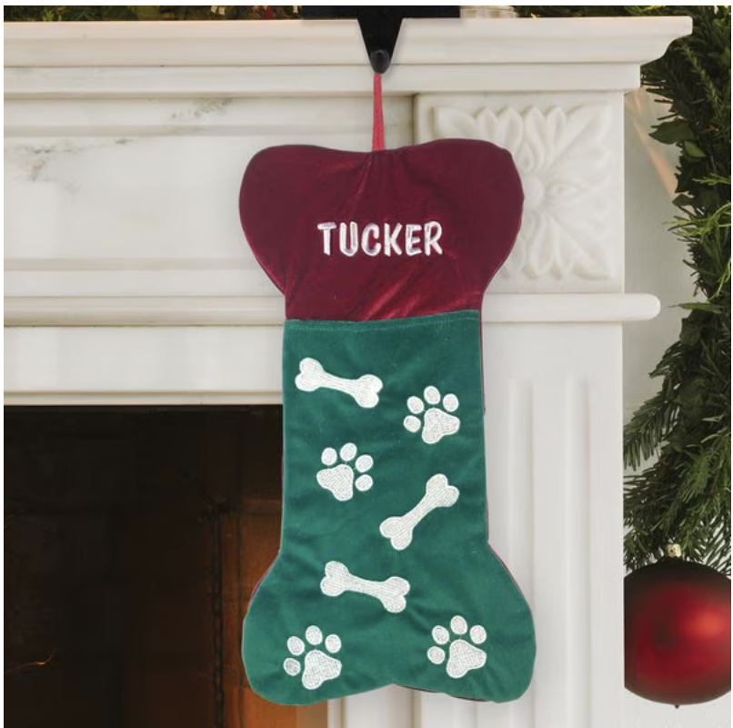 Christmas dog stockings